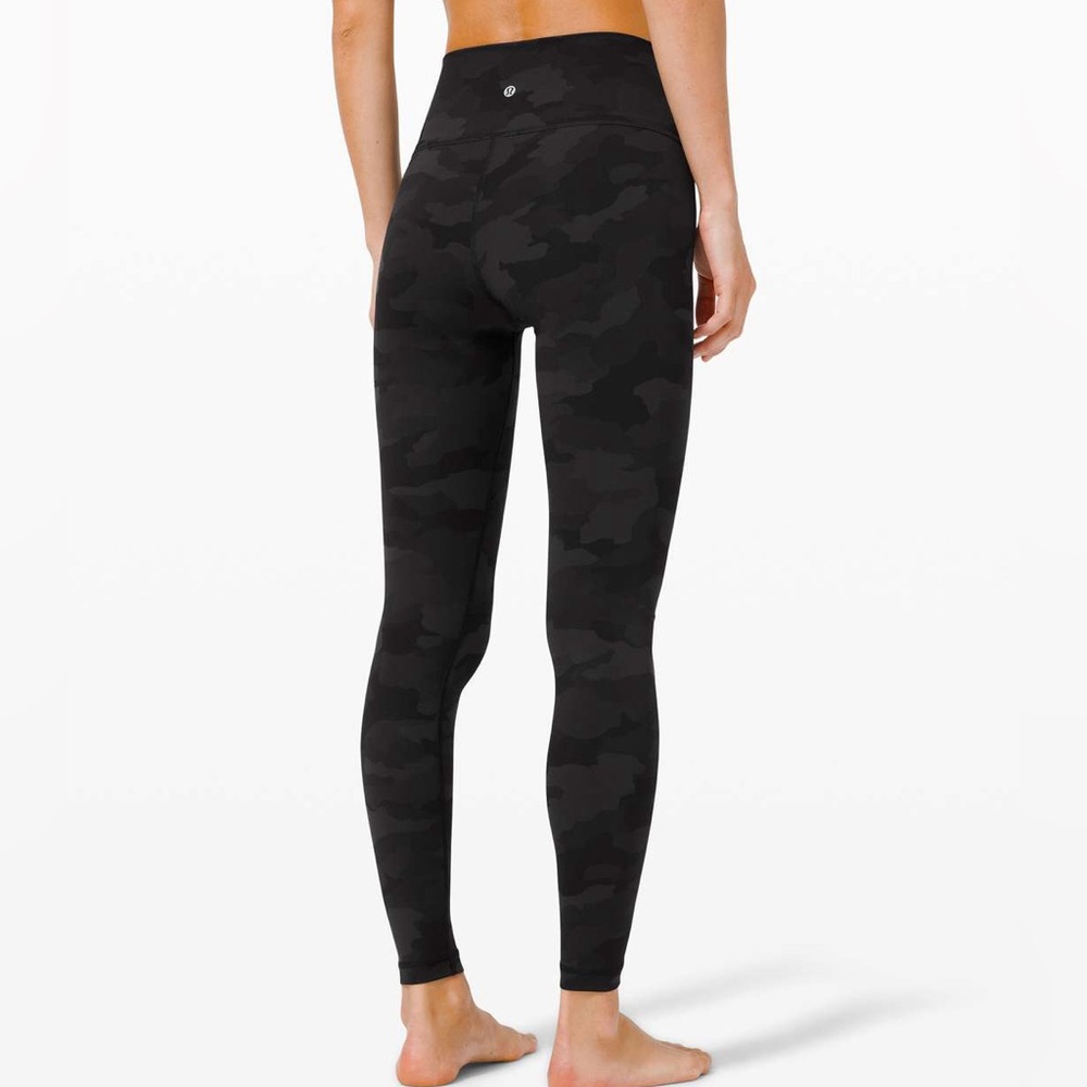 Lululemon Wunder Under Luon 7/8 Length Camo Print